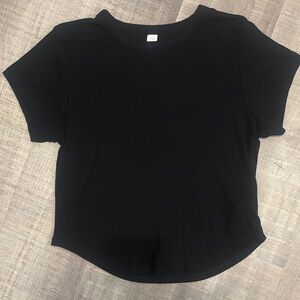 old navy ribbed short sleeve tee